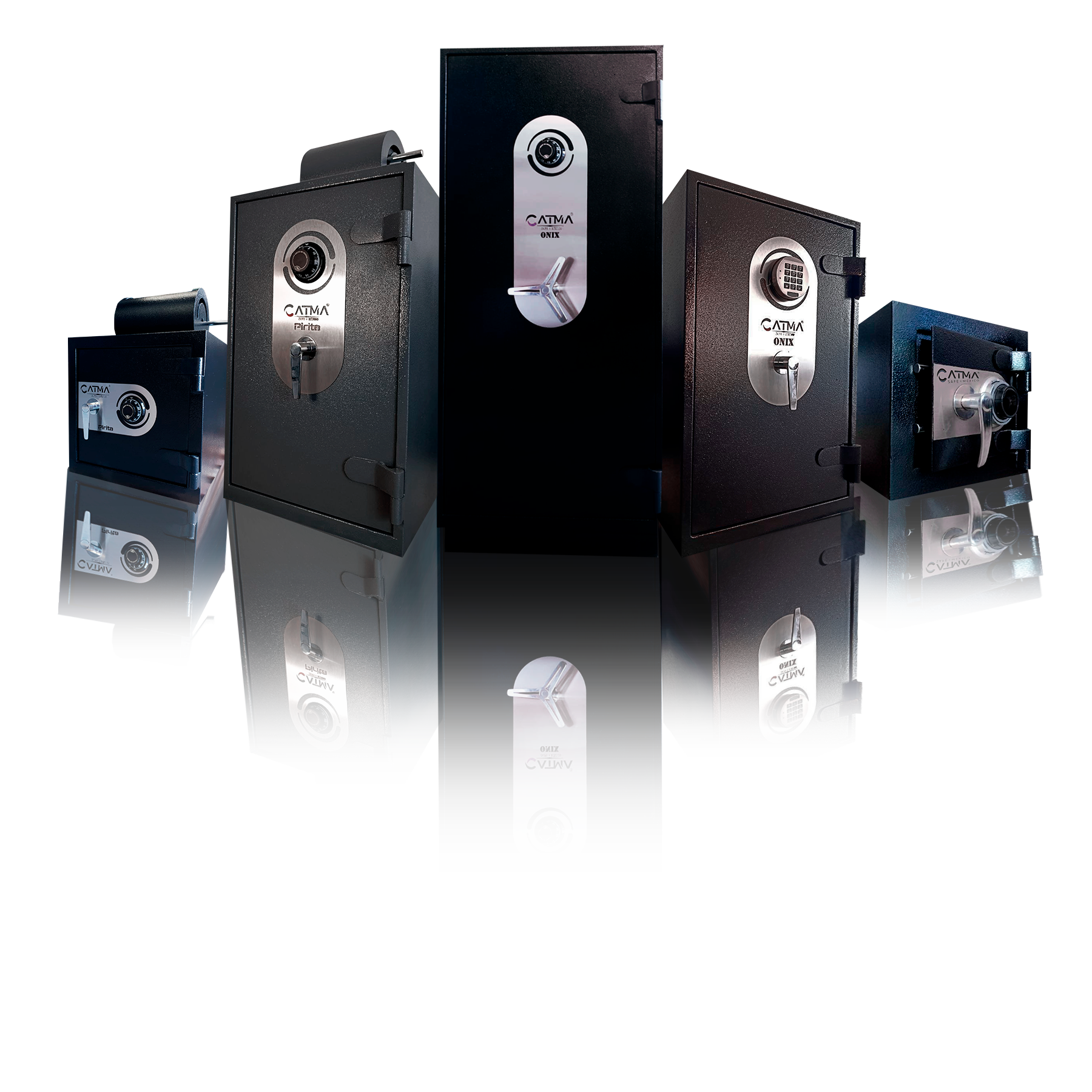 Cajas en fila sin fondo